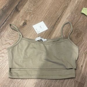 adika green top with tag